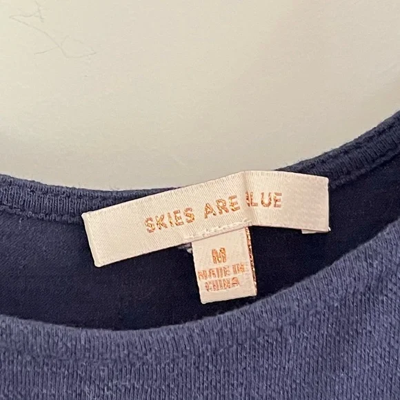 🌌 Skies Are Blue Navy Puff Sleeve Maxi Dress – From Called to Surf 🌌 - Picture 4 of 4